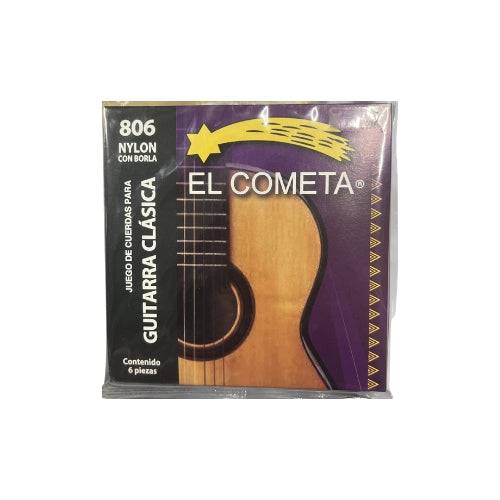 Cuerdas para guitarra clásica Veerkamp El Cometa, juego de nylon con borla, ideales para guitarra acústica.