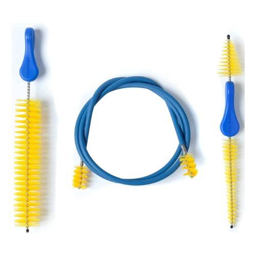 Kit de accesorios Music Nomad de 3 piezas con cepillos para trompeta en Gonher, ideal para mantenimiento y limpieza de instrumentos musicales.