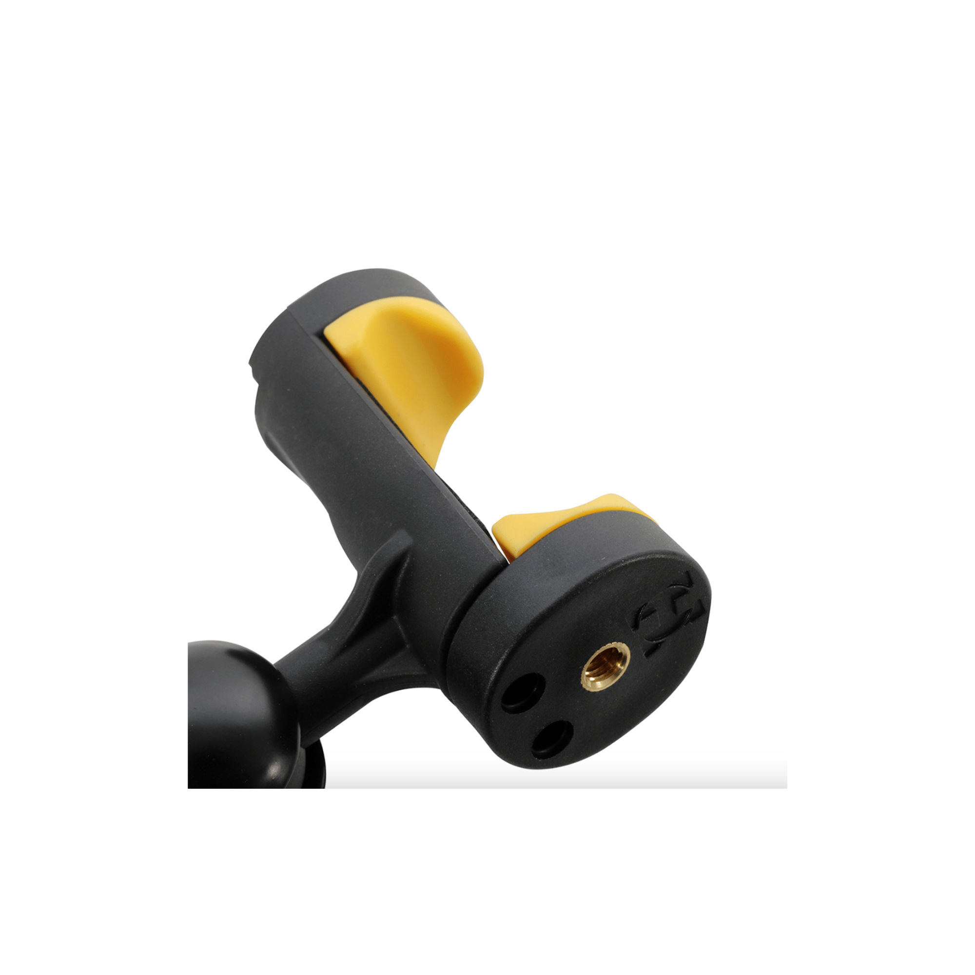 Soporte para teléfono Hercules DG207B Universal de Musical Santa Cecilia, soporte ajustable para smartphone en imagen.