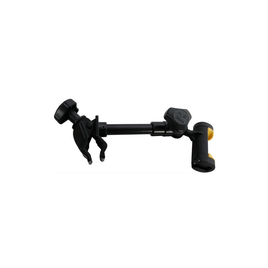 Soporte Hercules para teléfono móvil DG207B de marca Musical Santa Cecilia, ajustable y resistente para smartphones.