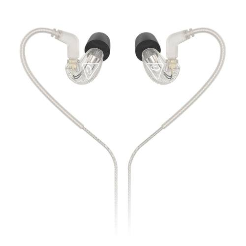 Audífonos Behringer Modelo SD251-CL de color azul, con diseño ergonómico y auriculares sobre orejas, en uso.