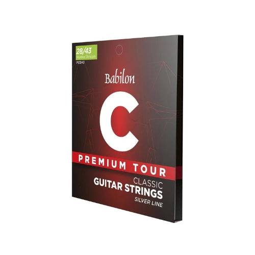 Cuerdas de nylon Plata Babilon para guitarra clásica, marca Musical Santa Cecilia, paquete con juego de cuerdas para guitarra acústica.