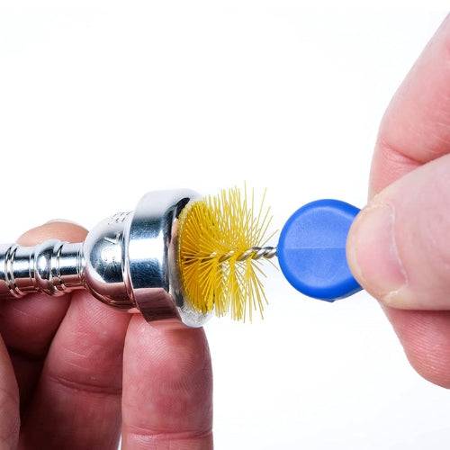 Kit de accesorios Gonher Music Nomad de 3 piezas con cepillos para trompeta, ideal para limpieza y mantenimiento de instrumentos de viento.