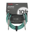 Cable Fender Contour para instrumento de 10 pies, cable de accesorios de música de la marca Musical Santa Cecilia, visible en la imagen.