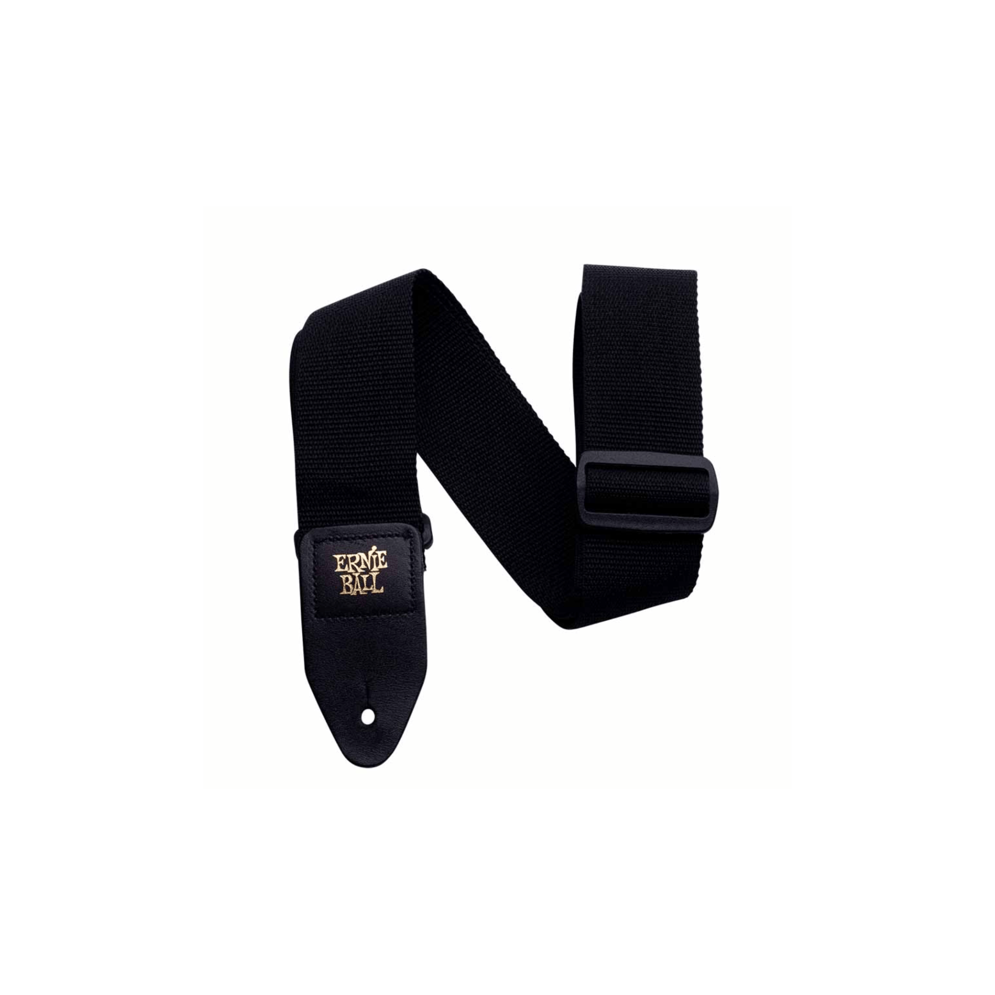 Tahalí negro de polipropileno Ernie Ball 4037 para guitarra y bajo, con diseño compacto y duradero, para músicos y guitarristas