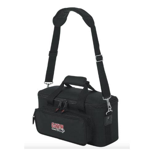 Funda Gator para micrófono GM-12B de Musical Santa Cecilia, protección acolchada y resistente para micrófonos.