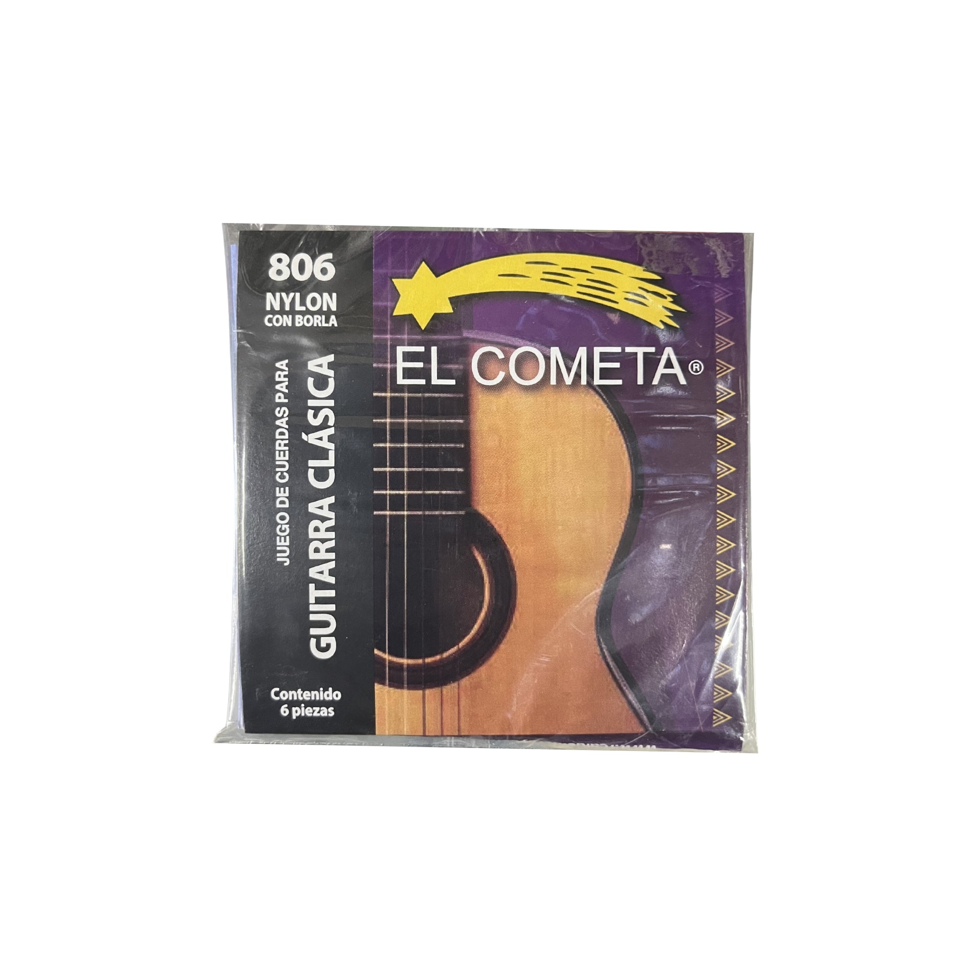Juego de Cuerdas El Cometa Nylon con Borla para Guitarra